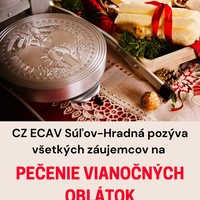 Pečenie vianočných oblátok
