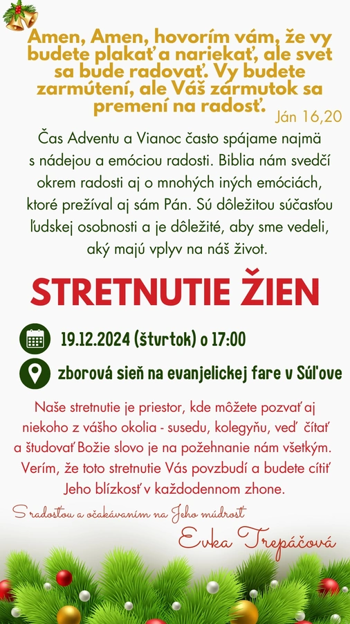 Prvé stretnutie žien 