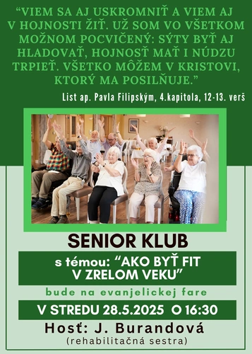 Senior klub MÁJ