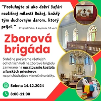Predvianočná zborová brigáda