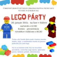 DETSKÁ LEGO PARTY 20.1.2024