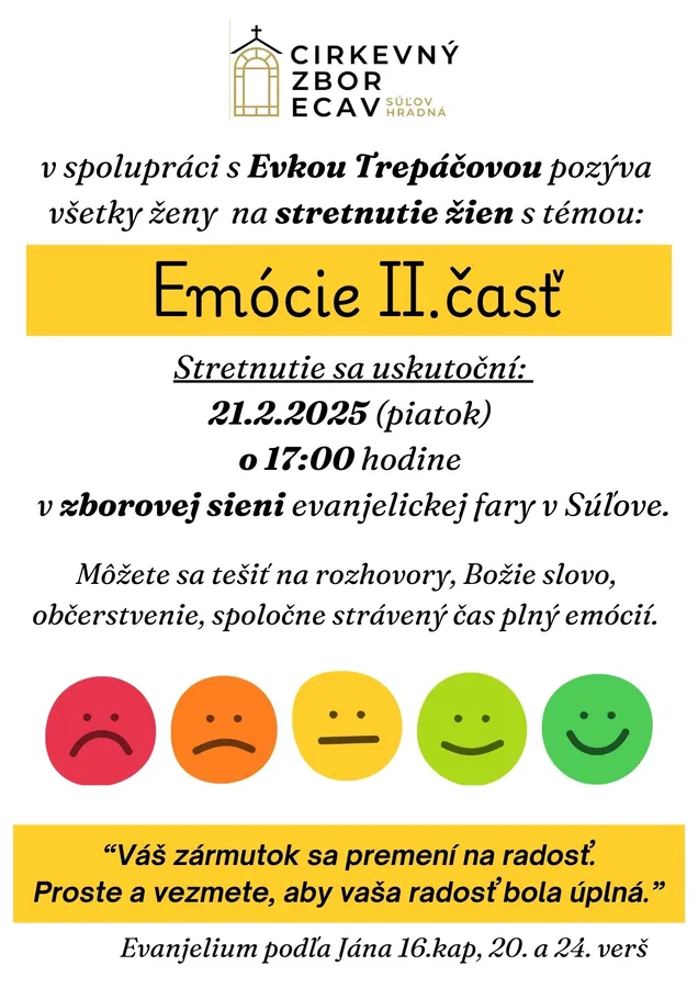 Stretnnutie žien FEBRUÁR